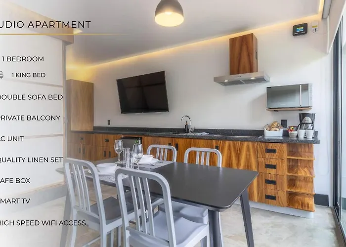 L202 Ac Panoramic Rooftop Views Apartment Mexico City